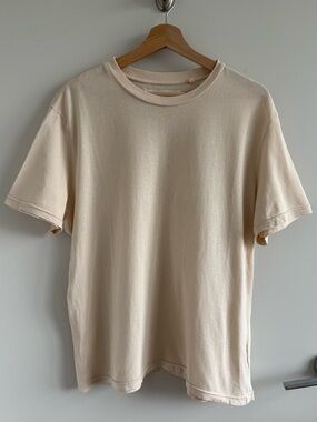 Our Legacy Acid Beige Army Jersey Men’s T-shirt Size 46